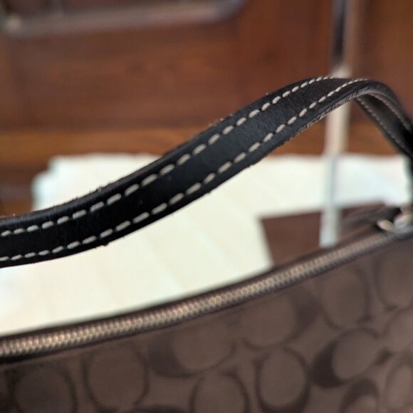 Coach 6094 vintage y2k signature brown semi Hampton mini bag - Picture 9 of 11